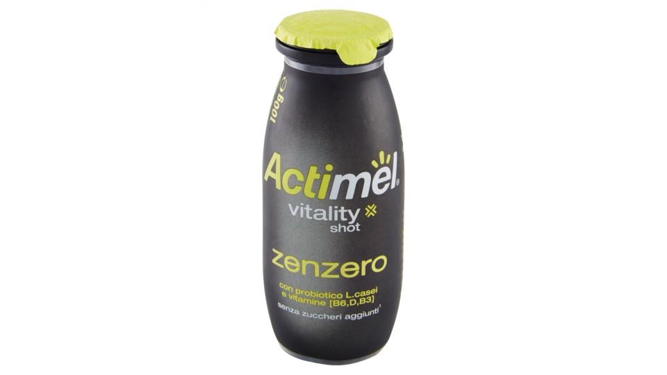 Actimel vitality shot zenzero