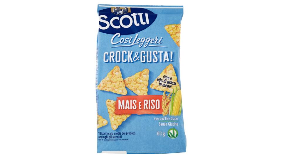 Riso Scotti Crock&Gusta! Mais e Riso