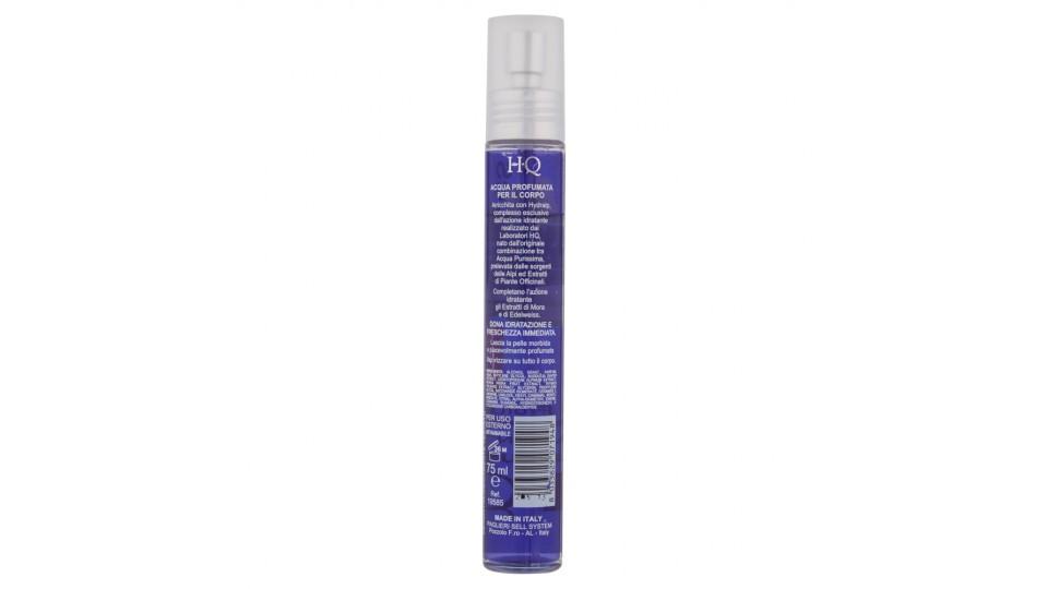 HQ eau des alpes Acqua Profumata di trattamento idratante mora & muschio