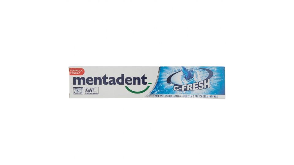 Mentadent dentifricio c-fresh con colluttorio