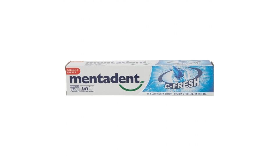 Mentadent dentifricio c-fresh con colluttorio