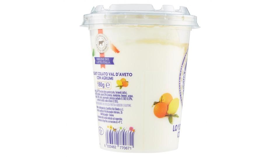 Caseificio Val d'Aveto lo Yogurt Colato con Agrumi