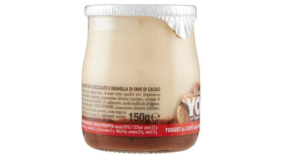 Yomo Yogurt al Caffè con Cioccolato e Granella di Fave di Cacao