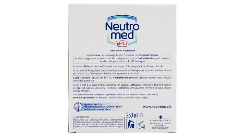 Neutromed pH 4.5 Detergente Intimo con Complesso Micellare Delicatezza