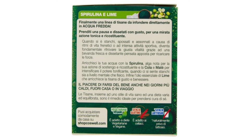 L'Angelica Nutraceutica Tisana a Freddo in Filtro Spirulina e Lime 18 Filtri