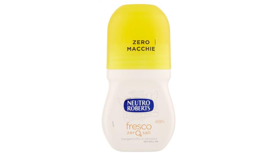 Neutro Roberts fresco zero% sali bergamotto e zenzero Deo Roll-On
