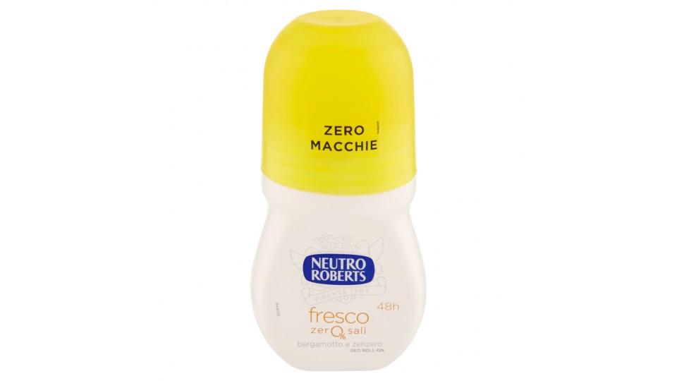 Neutro Roberts fresco zero% sali bergamotto e zenzero Deo Roll-On