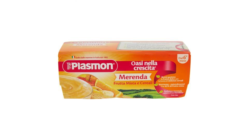 Plasmon, Merenda frutta mista e cereali