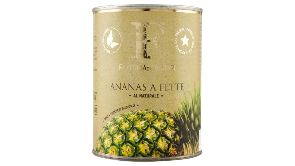 Fattoria dei Sapori Ananas a Fette al Naturale