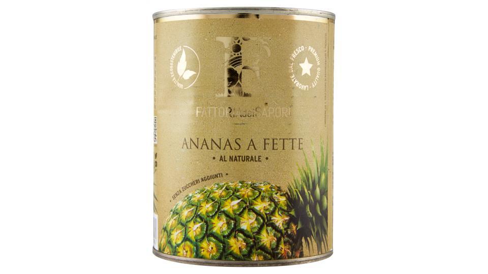 Fattoria dei Sapori Ananas a Fette al Naturale