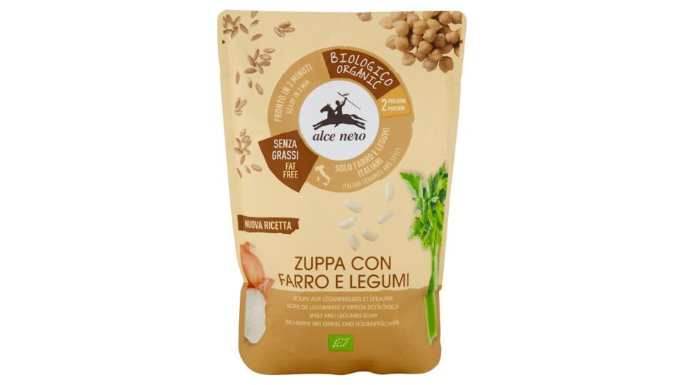 alce nero Zuppa di Farro e Legumi