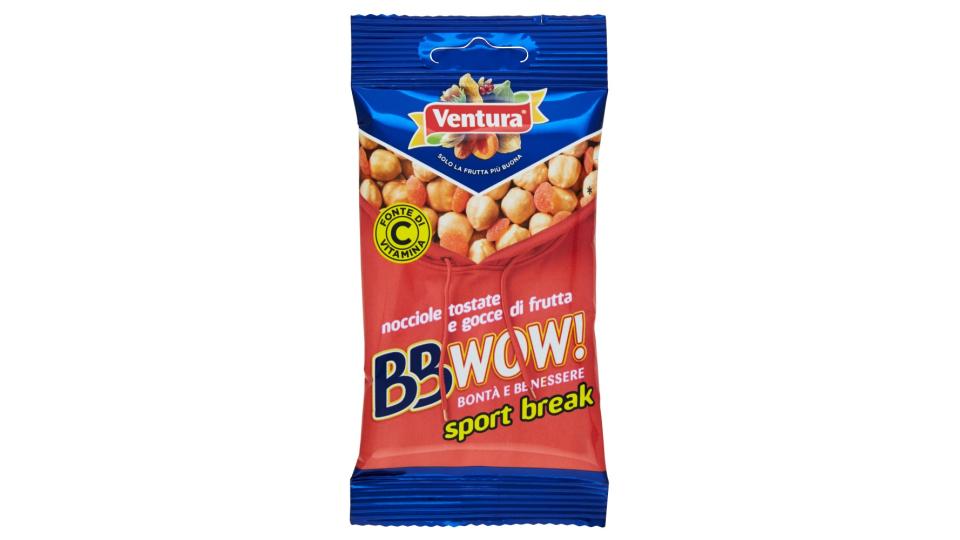 Ventura BBWow! sport break nocciole tostate e gocce di frutta