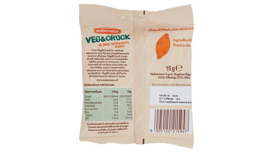 noberasco Veg&Crock Chips Croccanti da 1 Patata Dolce Fresca