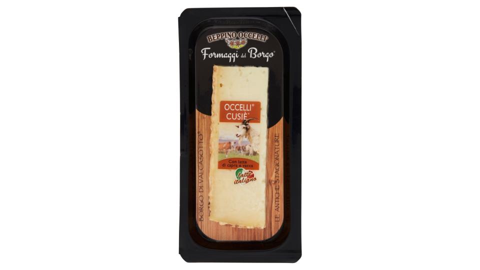 Beppino Occelli Formaggi del Borgo Occelli Cusiè con latte di capra e vacca