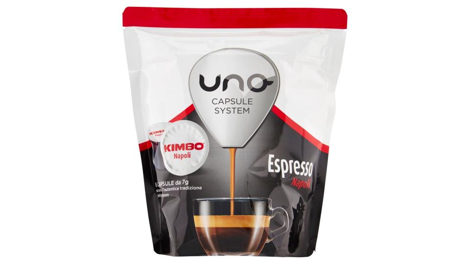 Kimbo Uno capsule system Espresso Napoli