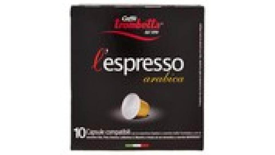 Caffè trombetta l'espresso arabica 10 Capsule