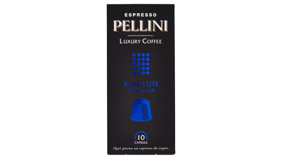 Pellini Espresso Luxury Coffee Absolute 10 Capsule