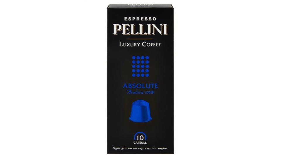 Pellini Espresso Luxury Coffee Absolute 10 Capsule