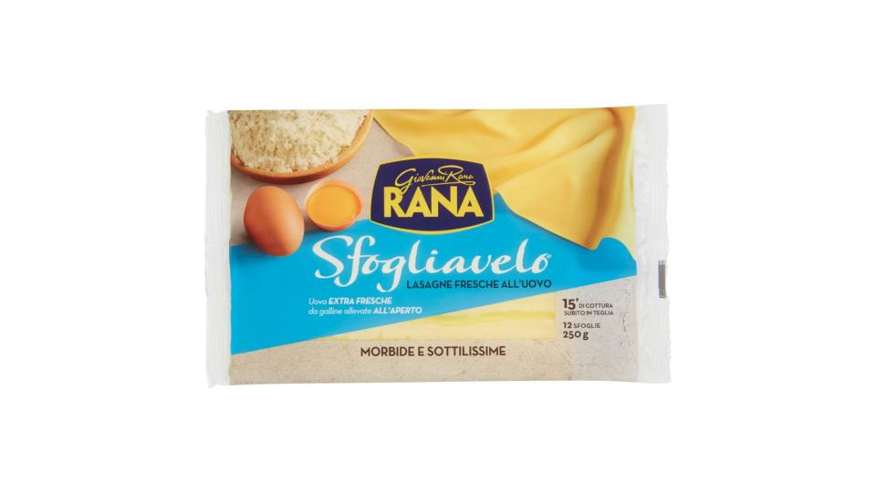 Giovanni Rana Sfogliavelo Lasagne fresche all'uovo 12 sfoglie