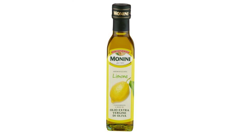 Monini Condimento a Base di Olio Extra Vergine di Oliva Aromatizzato Limone