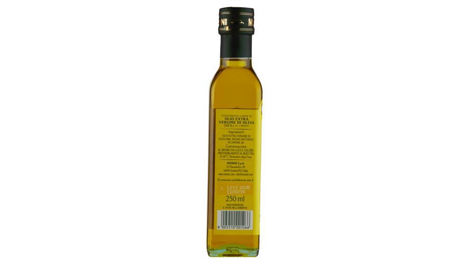 Monini Condimento a Base di Olio Extra Vergine di Oliva Aromatizzato Limone