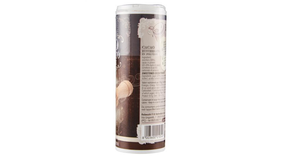 F.lli Rebecchi Valtrebbia Pasticceria Creativa Cacao Zuccherato in Polvere con Tappo Dosatore