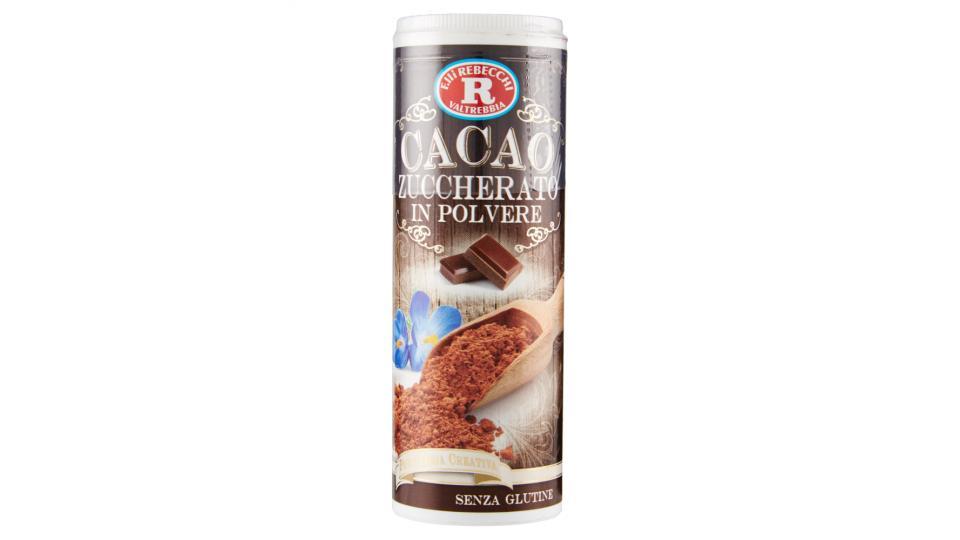 F.lli Rebecchi Valtrebbia Pasticceria Creativa Cacao Zuccherato in Polvere con Tappo Dosatore