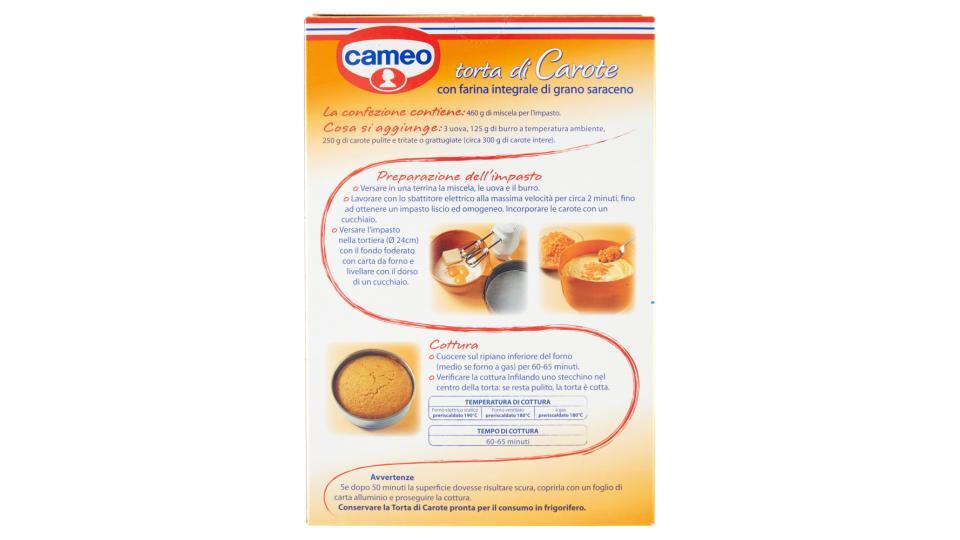 cameo Torta di Carote
