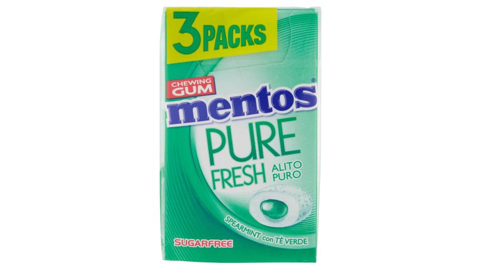 mentos Pure Fresh 45 min Spearmint con Tè Verde