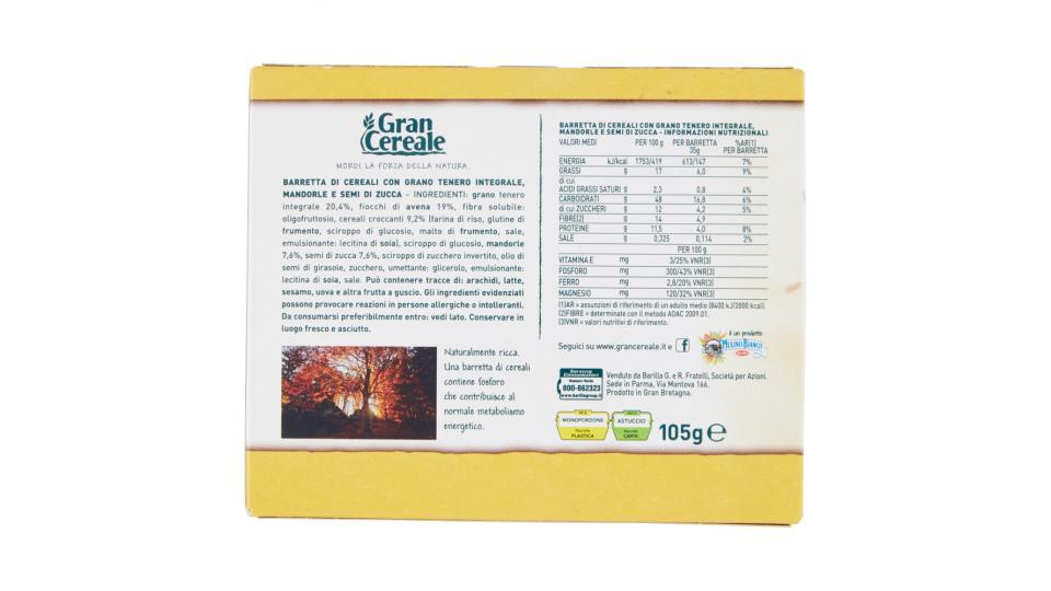 Gran Cereale Maxi Barretta di cereali con grano e mandorle