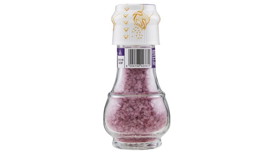 Drogheria & Alimentari Cristalli di Sale Viola con Macinello Aromatizzati al Vino Rosso