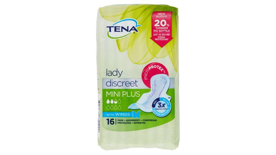 Tena lady discreet Mini Plus with Wings