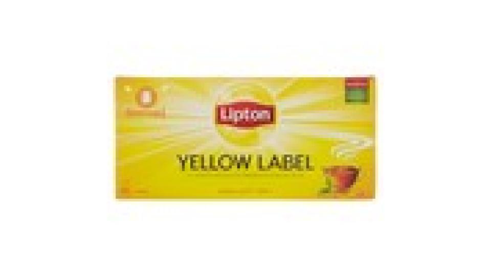 Lipton Yellow Label Tea Squeezable 25 Filtri