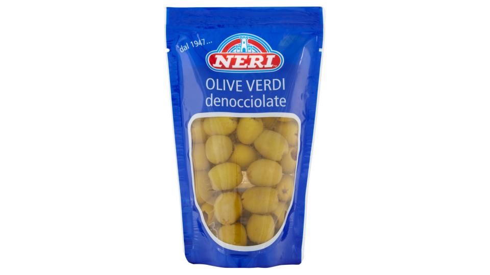 Olive verdi denocciolate