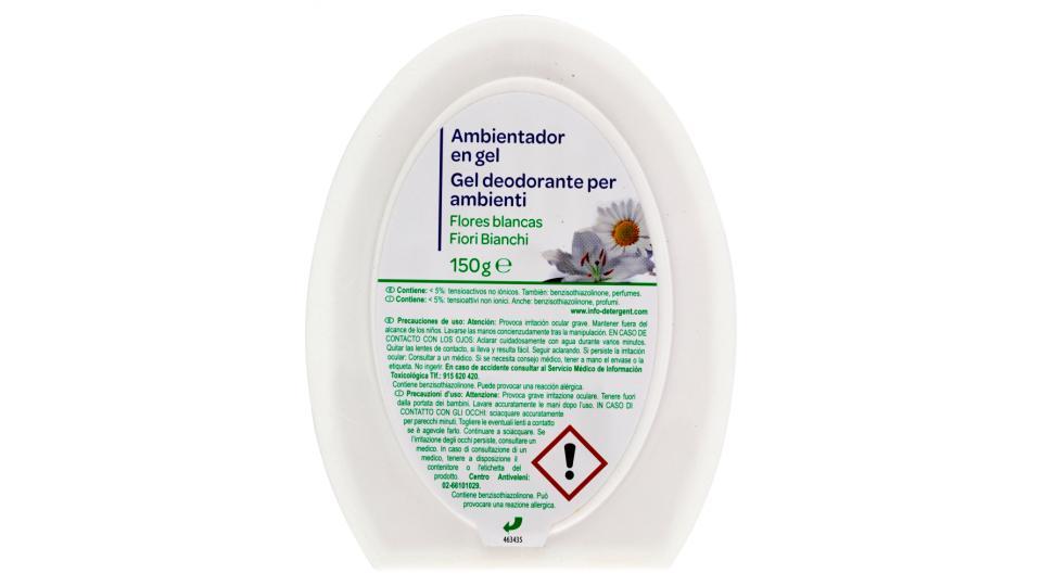 Gel deodorante per ambienti Fiori Bianchi