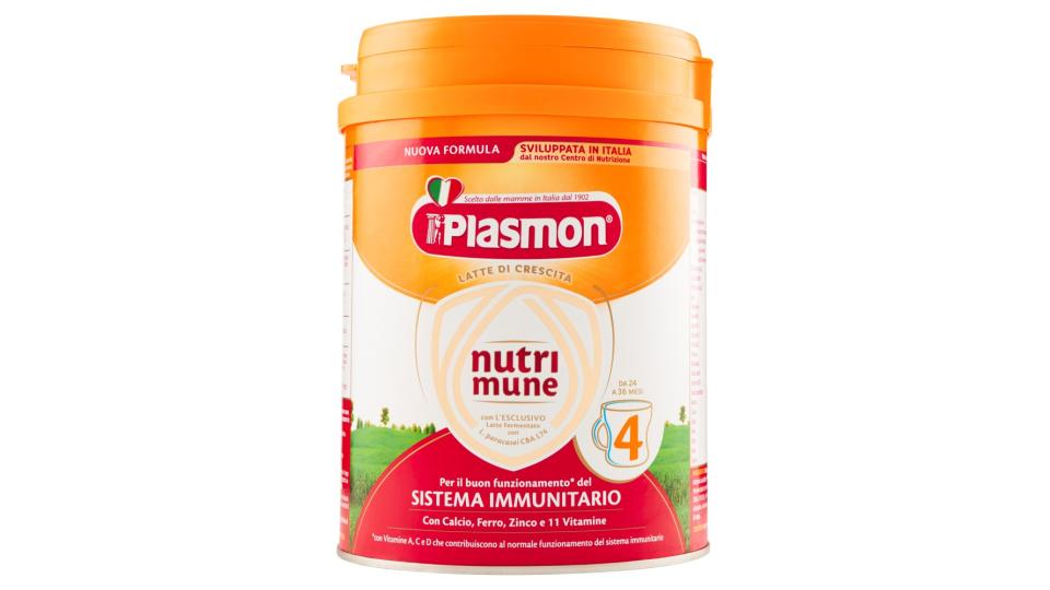 Plasmon nutrimune 4 Latte di Crescita
