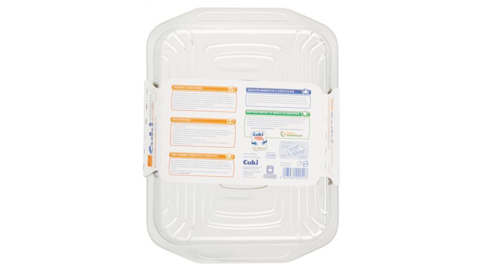 Cuki Cuoce Vaschette alluminio con manici 8porzioni