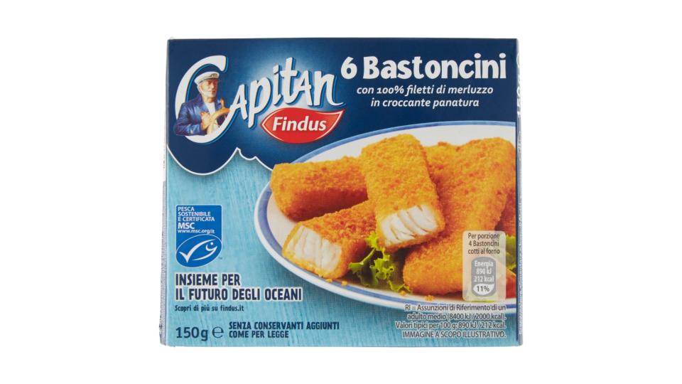 Capitan Findus 6 Bastoncini