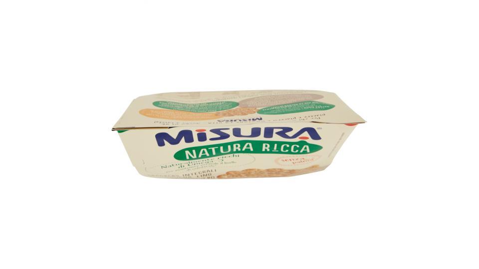 Misura Natura Ricca Crackers Integrali con Avena, Lino e Semi di Papavero