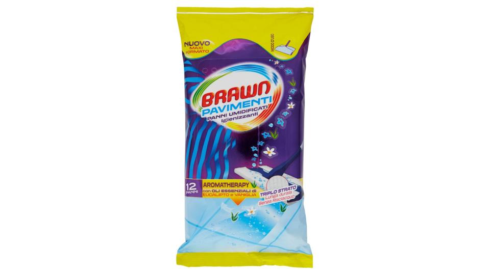 Brawn Pavimenti Panni Umidificati Igienizzanti