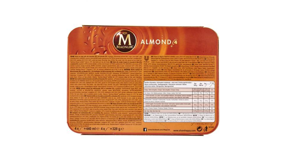 Magnum Almond mandorle 4 pezzi
