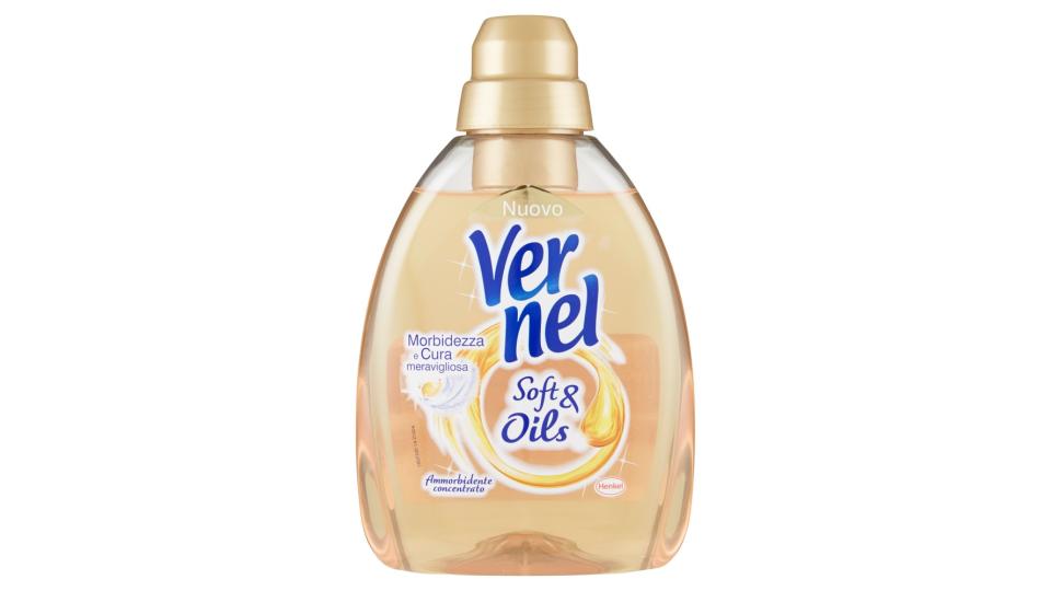 Vernel Soft&Oils ammorbidente concentrato oro