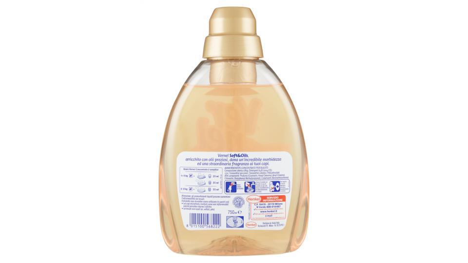 Vernel Soft&Oils ammorbidente concentrato oro