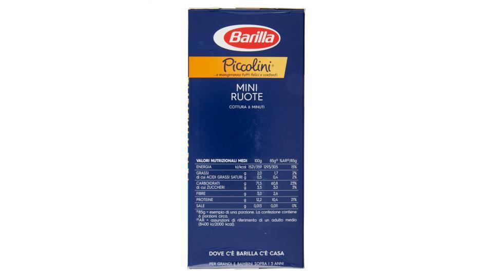 Barilla Piccolini Mini Ruote