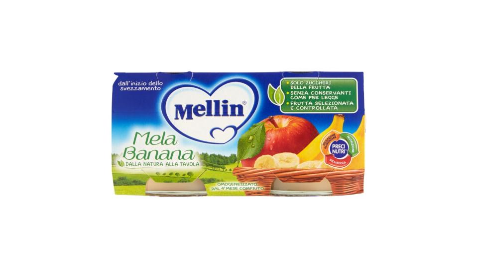 Mellin Mela Banana omogeneizzato