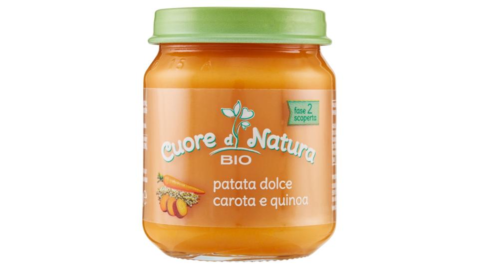 Cuore di Natura Bio patate dolce, carote e quinoa