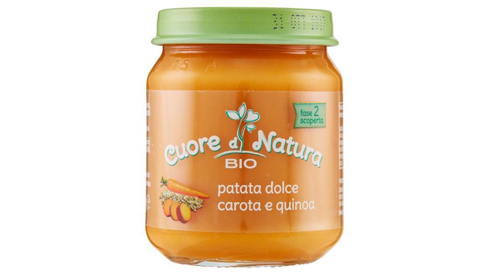 Cuore di Natura Bio patate dolce, carote e quinoa