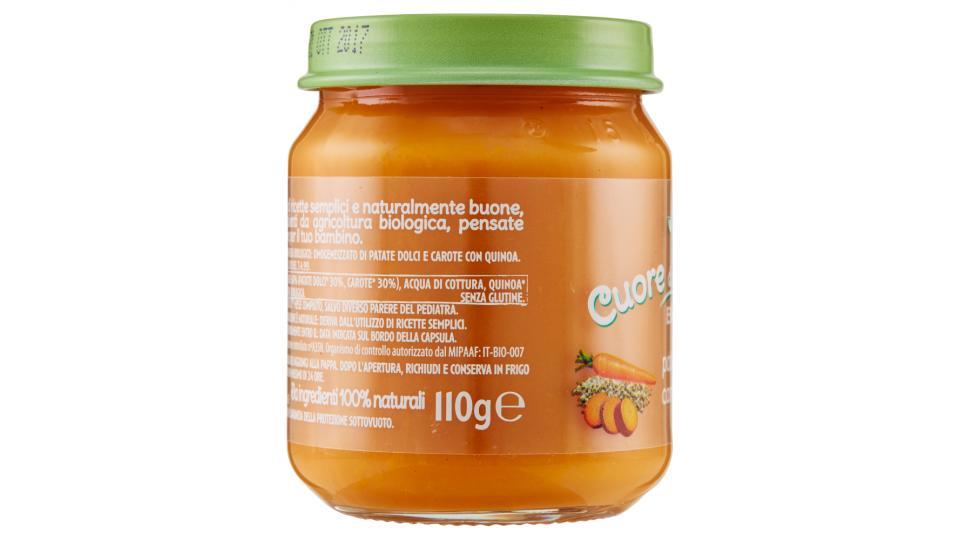 Cuore di Natura Bio patate dolce, carote e quinoa