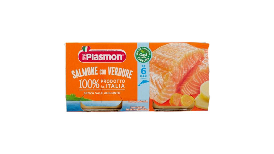 Plasmon Salmone con verdure omogeneizzato
