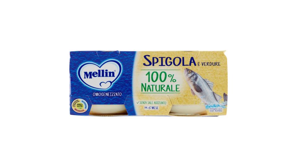 Mellin Spigola e verdure Omogeneizzato